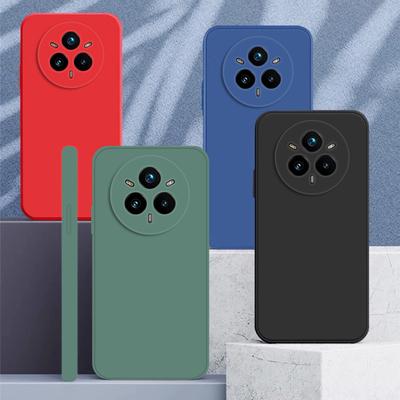Pro pouzdro Realme 14 Pro Plus Kryt pro Realme 14 Pro Plus Měkký tekutý silikonový nárazník Ochranná pouzdra na telefon Pro Realme 14 Pro+ Funda