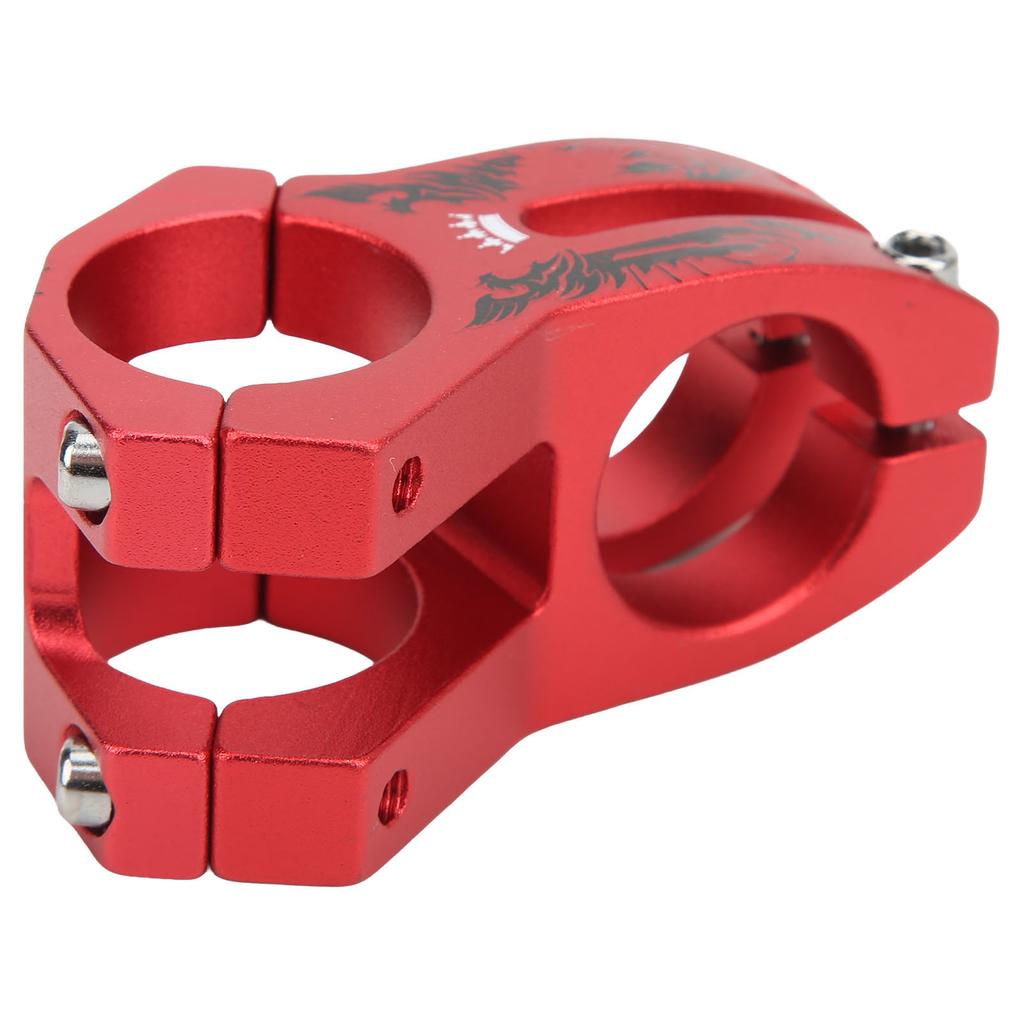 Mountain Bike Stem Lightweight Aluminum Alloy Hollow 31.8mm Curved Knife Marking Short Handlebar