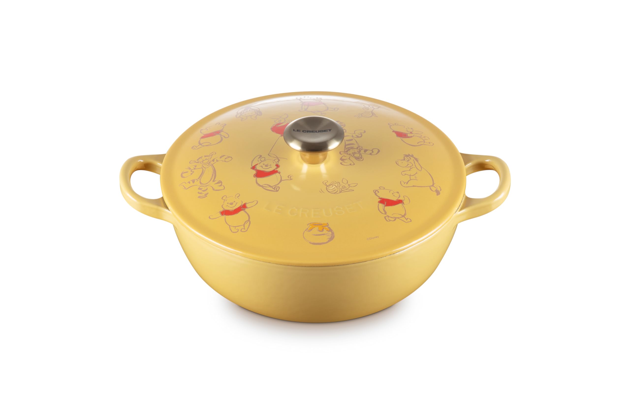 

Le Creuset Disney Winnie the Pooh Marmit 22cm Quince Yellow Pot Direct Fire IH Compatible Japanese Two-handled [Авторизований продукт]