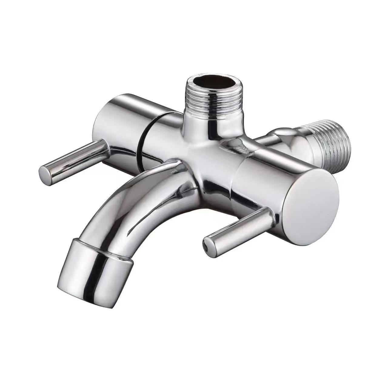 Quick Open Single Cold Water Faucet Dual Control Side Dual Open Multi-Function Faucet Dual Control Faucet