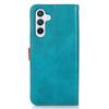 KHAZNEH For Samsung Galaxy S25/S24 Case Stand Wallet Cowhide Texture PU Leather Phone Cover