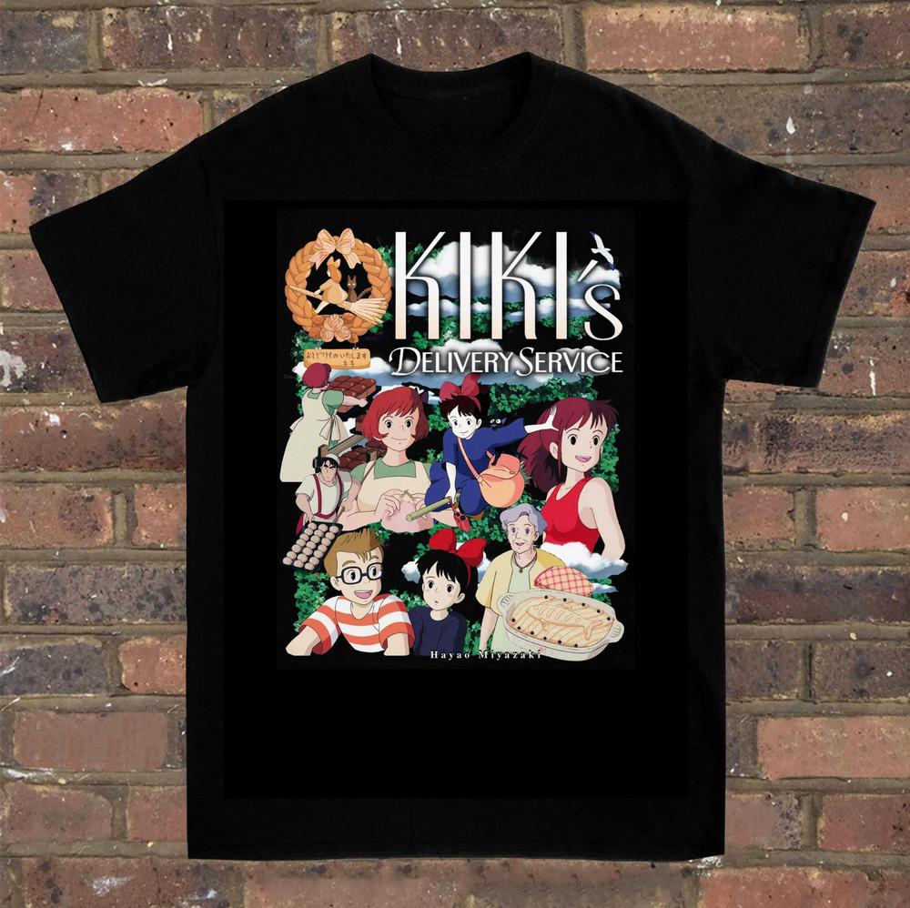 Kiki's Delivery Service Cartoon T-Shirt Unisex Tee S-5XL LI1299 Unisex T-Shirt