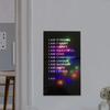 Wall Mirror Easy To Install Waterproof USB Plug-and-play Living Room Affirmation Mirror with Colored LED Light Home Decor