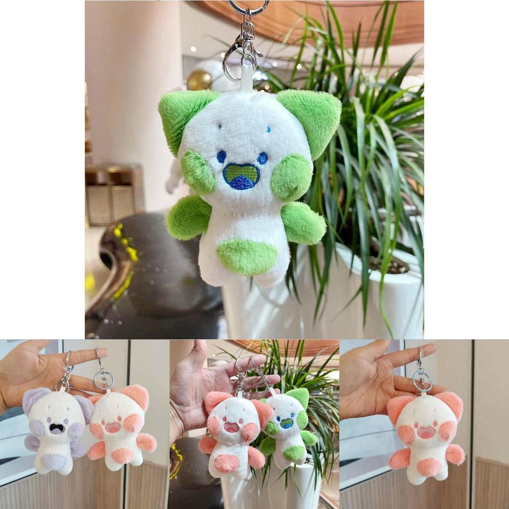 Adorable 4.7in Dudu Cat Plush Toy Keychain Decoration