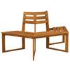 Baumbank 160 x 70 x 86 cm Massives Akazienholz Natur