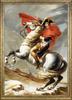 A3 Size Painting Interior Art Gold Frame Napoleon Bonaparte Crossing the Bernard Poster, Poster, Wallpaper, Masterpiece, (Jacques-Louis David, St.