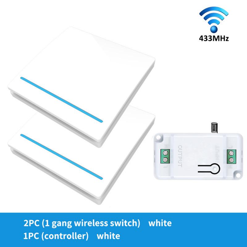 Graffiti Smart WiFi+RF433 Remote Control Switch, Alexa-Compatible On-Off Device.