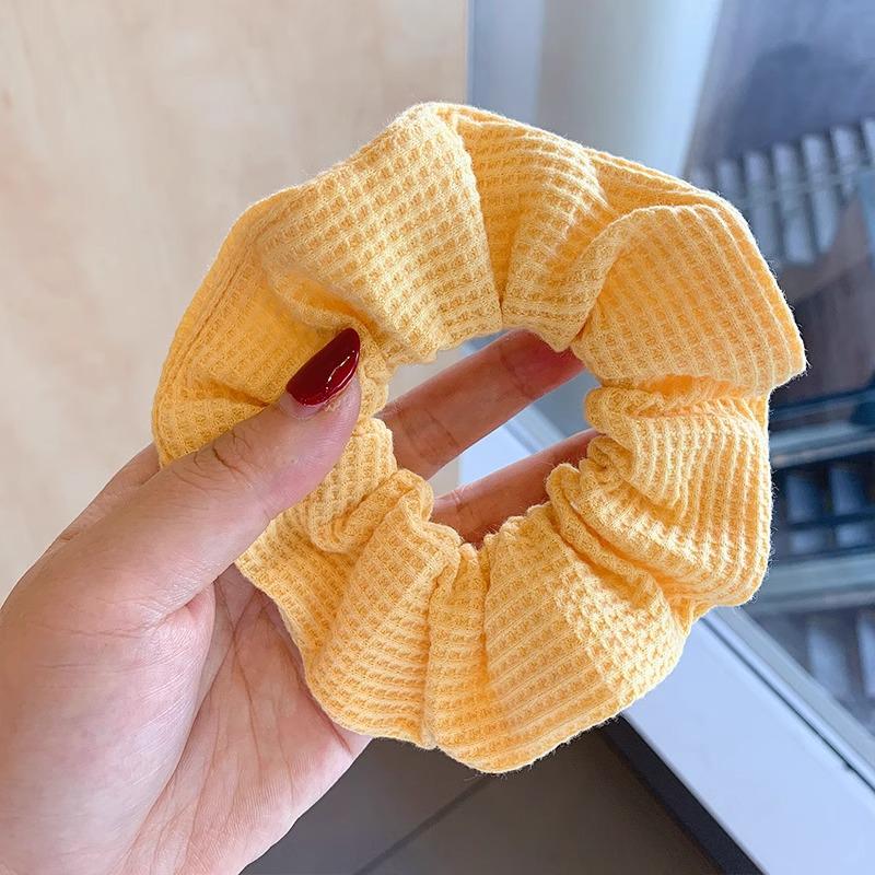 Korean Style Spring/Summer Floral Intestine Hair Scrunchie for Women – Elegant Ponytail Tie and Mori Girl Accessory.