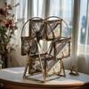 Rotatable Windmill Ferris Wheel Picture Frames,5"DIY Cute Multiple Carousel Photo Frames for Home Décor Christmas Birthday Gifts