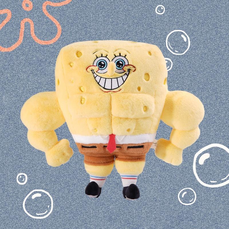 New Authentic Spongebob Muscle Plush Toy For Fitness Enthusiasts Gift Wholesale