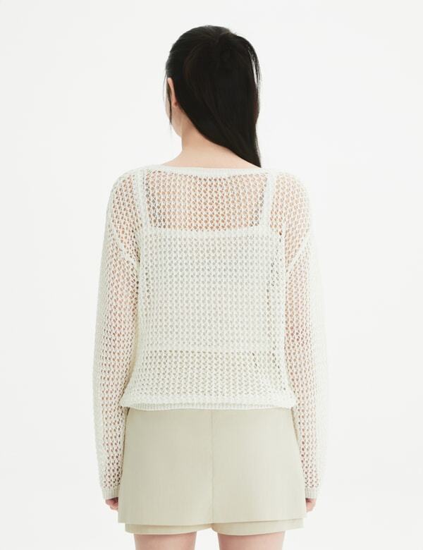 ROEM Punching Knit Pullover Set Rmkag37R15