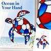 Acrylic Sea Turtle Hanging Pendant Decorative Ornament for Home Wall