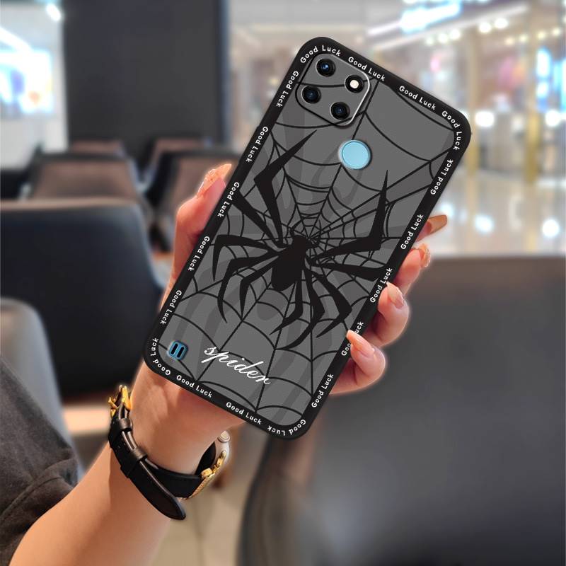 Cute Silicone Phone Case For OPPO Realme C21Y/C25Y TPU Full Wrap Graffiti Fashion Design Back Cover Shockproof Durable