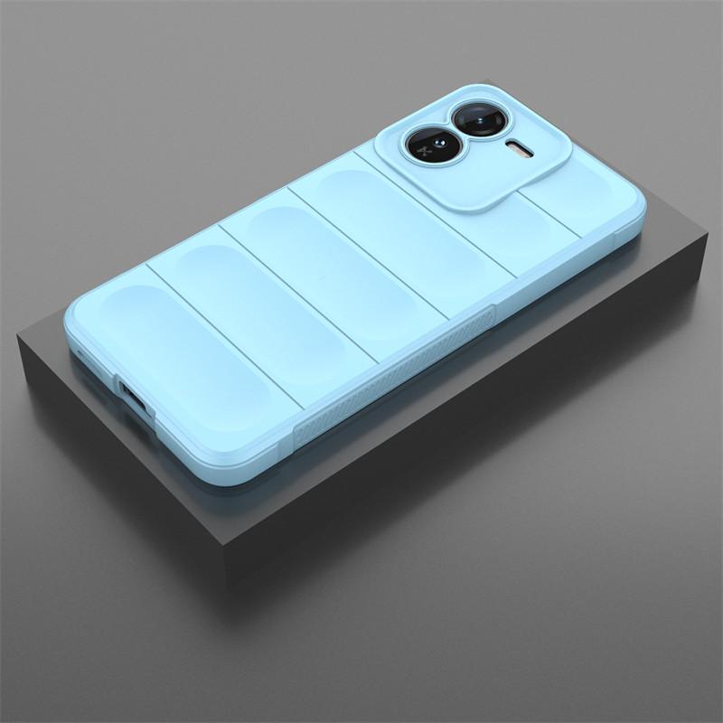 For IQOO Z9 5G Case IQOO Z9 5G Cover Cases Skin-Friendy Luxury Silicone Shockproof Protective Phone Back Cover For IQOO Z9 5G