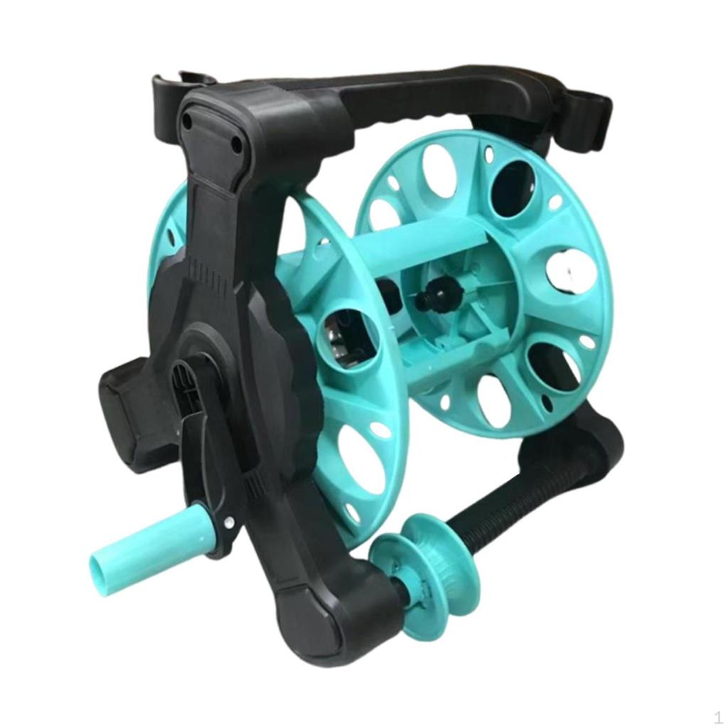 Garden Hose Reel Cart Gardening Tool Outdoor Cleaning Stable Structure Car Washing Outside Heavy