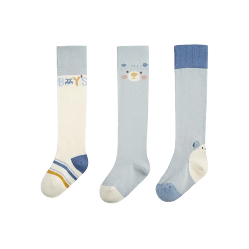 JOYNCLEON Seamless High-Tube Baby Socks 0-6 Months S
