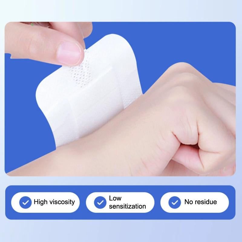 10Pcs Adhesive Dressing Wound Sterile Breathable Protective Sticker Dressing Healing Patch Wound Care Pad