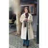 Fashion Women Faux Mink Fur Coat Winter Warm Plush Jacket Long Comfortable Eco Friendly Outerwear