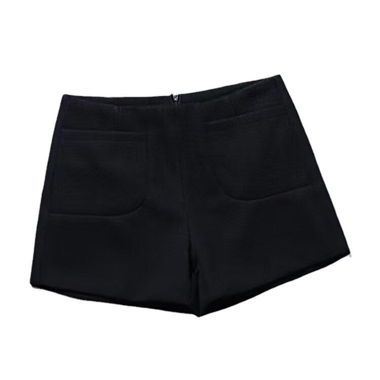 Women's Woolen Wide-Leg Shorts for Autumn/Winter - Trendy, Slimming, and Leg-Lengthening