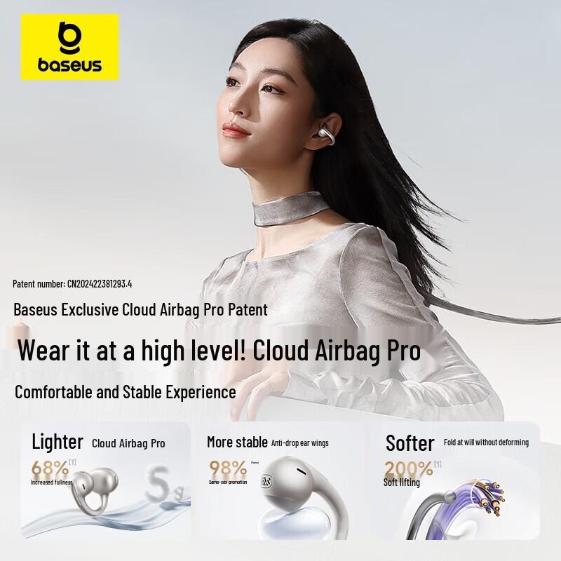 Baseus MC1 Pro Ear Clip Wireless Bluetooth Headphones