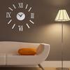 3D Luxury DIY Clock Decoration Mirror Stickers Wall Art Fashion Home Decoration