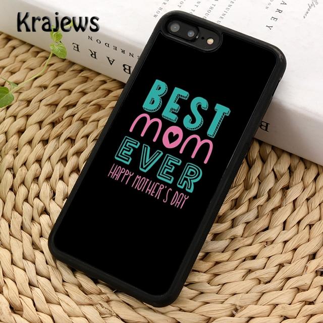 Krajews Beste Mama aller Zeiten Weiche Handyhülle für iPhone 14 5 SE 6s 7 8 plus X XR XS 11 12 13 pro max Samsung Galaxy S21 S22 ultra