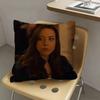 1pc Actor A-Aubrey P-Plaza Pillow Case Fashion Square Pillowcase Bedroom Sofa Room Ins Decoration Leisure