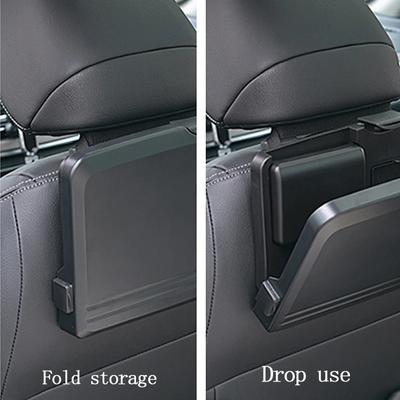 Tavolino da pranzo portatile per auto pieghevole vassoio porta cibo e bevande ripiano portaoggetti interno auto portabicchieri sedile posteriore multifunzione ricambi auto