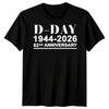 Rodina 1944-2026 Den D Tričko Druhá světová válka Normandie Vojenská historie #DD