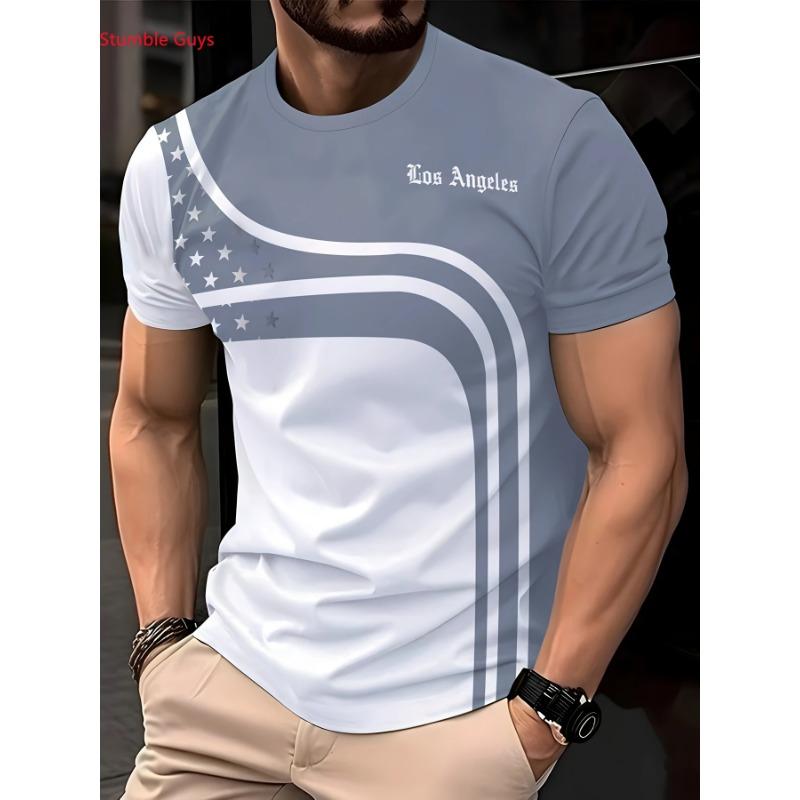 

Casual quick drying men s short sleeved T-shirt 6XL