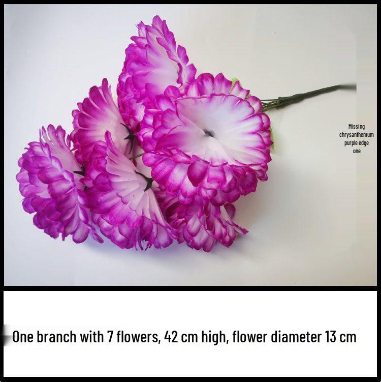 Chrysanthemum Silk Flowers for Qingming Festival Grave Offerings