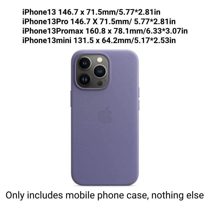 

Чехол для iPhone 13 Pro Max Стильный и прочный чехол из ПУ кожи Магнитный дизайн Фиолетовый iPhone13