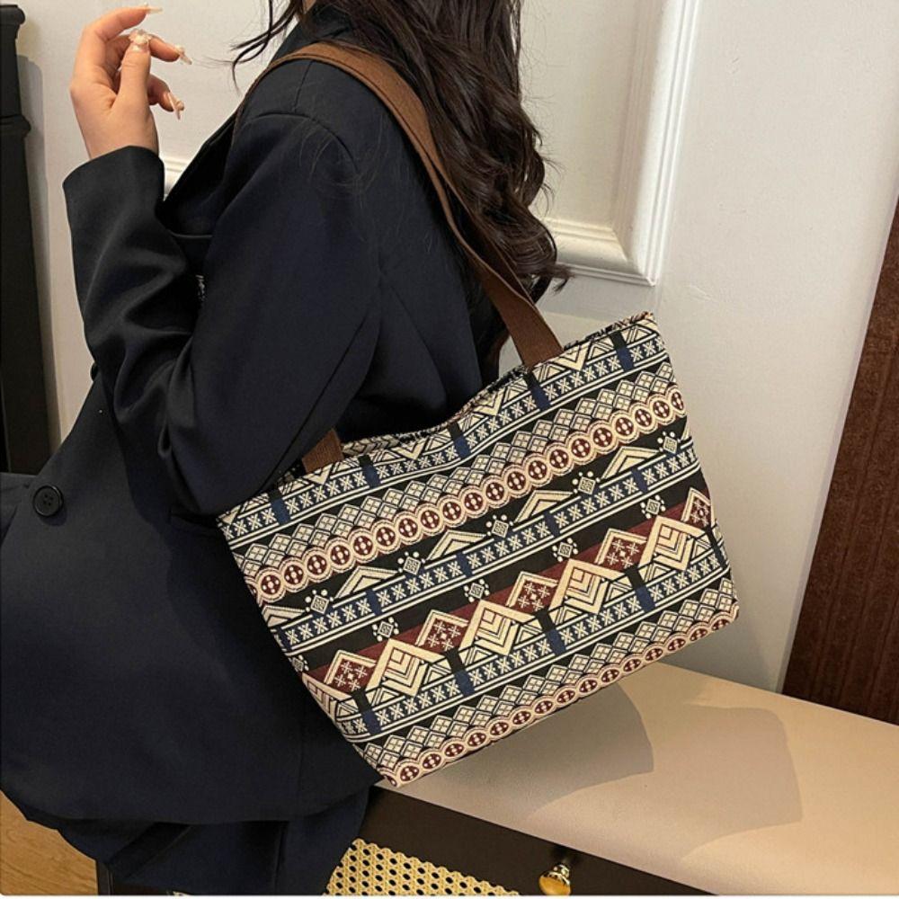 Woven Bag Ethnic Style Crossbody Bags Messenger Bag Bohemian Shoulder Bag  Travel