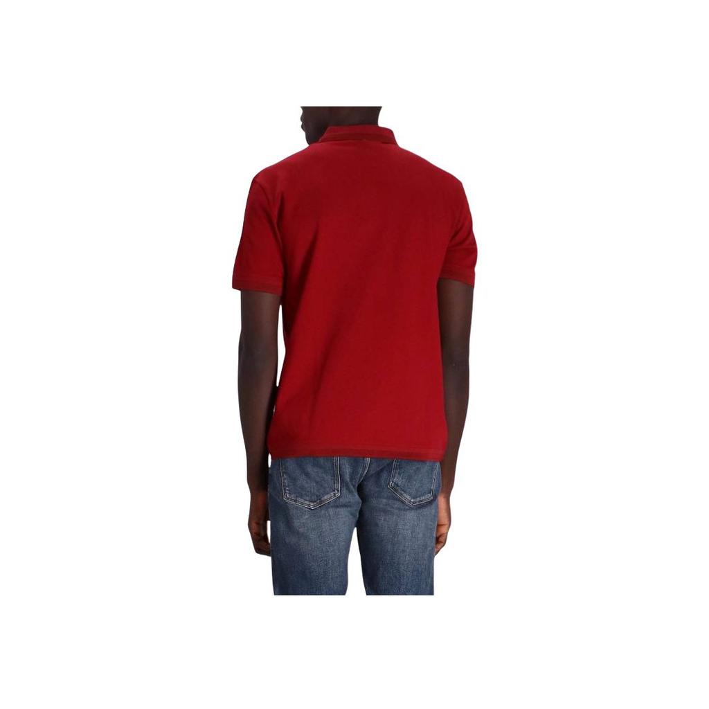 Emporio Armani Solid Color Polo Short Sleeve T-Shirt Men Tops Red 3D1FE5-1JTKZ-03B7