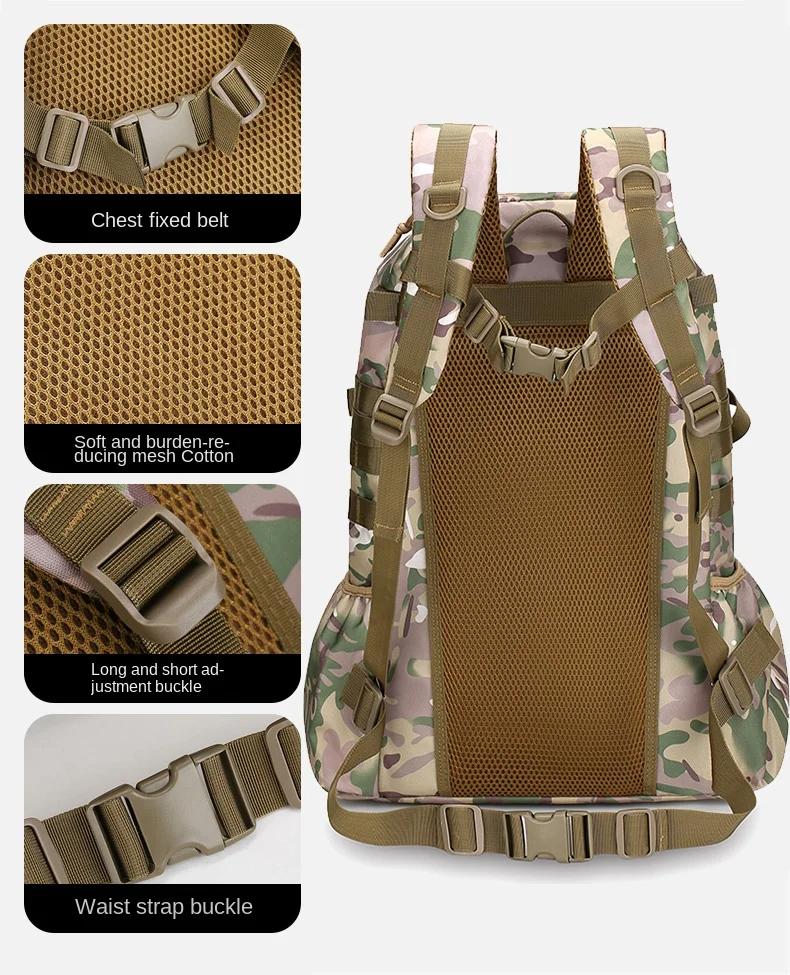 40L Tactical Outdoor Sports Camping Waterproof Fishing Hunting Trekking Bag Hiking Backpack Daypacks Travel Bags