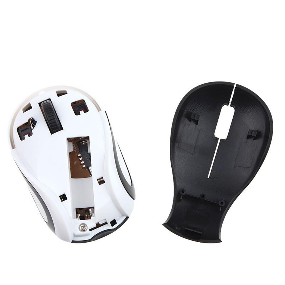 Mini 2.4 GHz 800-1600 DPI Wireless Optical Mouse Mice for PC Laptop Notebook