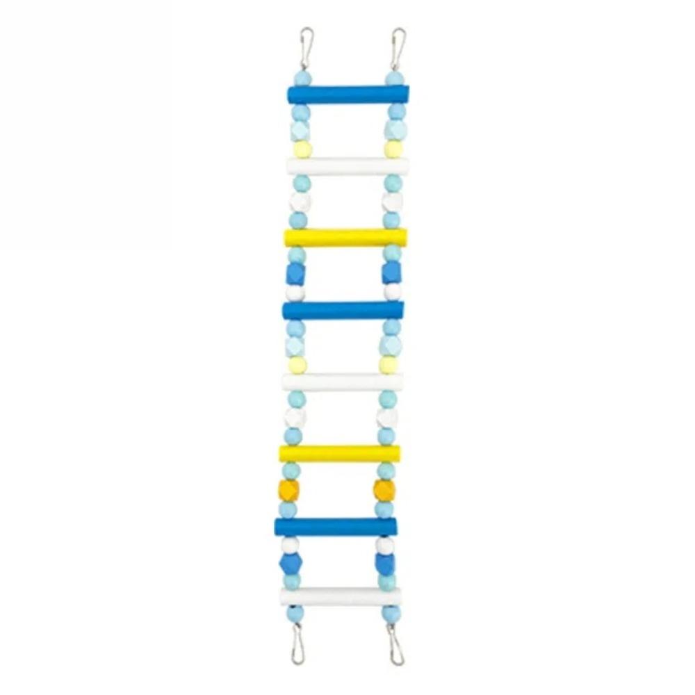 Wooden Bridge Swings Hanging Parrot Ladder New Climbing Ladder Toys  for Parakeet Cockatiel