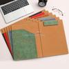 R6FF Leather Portfolios Folder Business Folder Clipboard Writing Case for Document