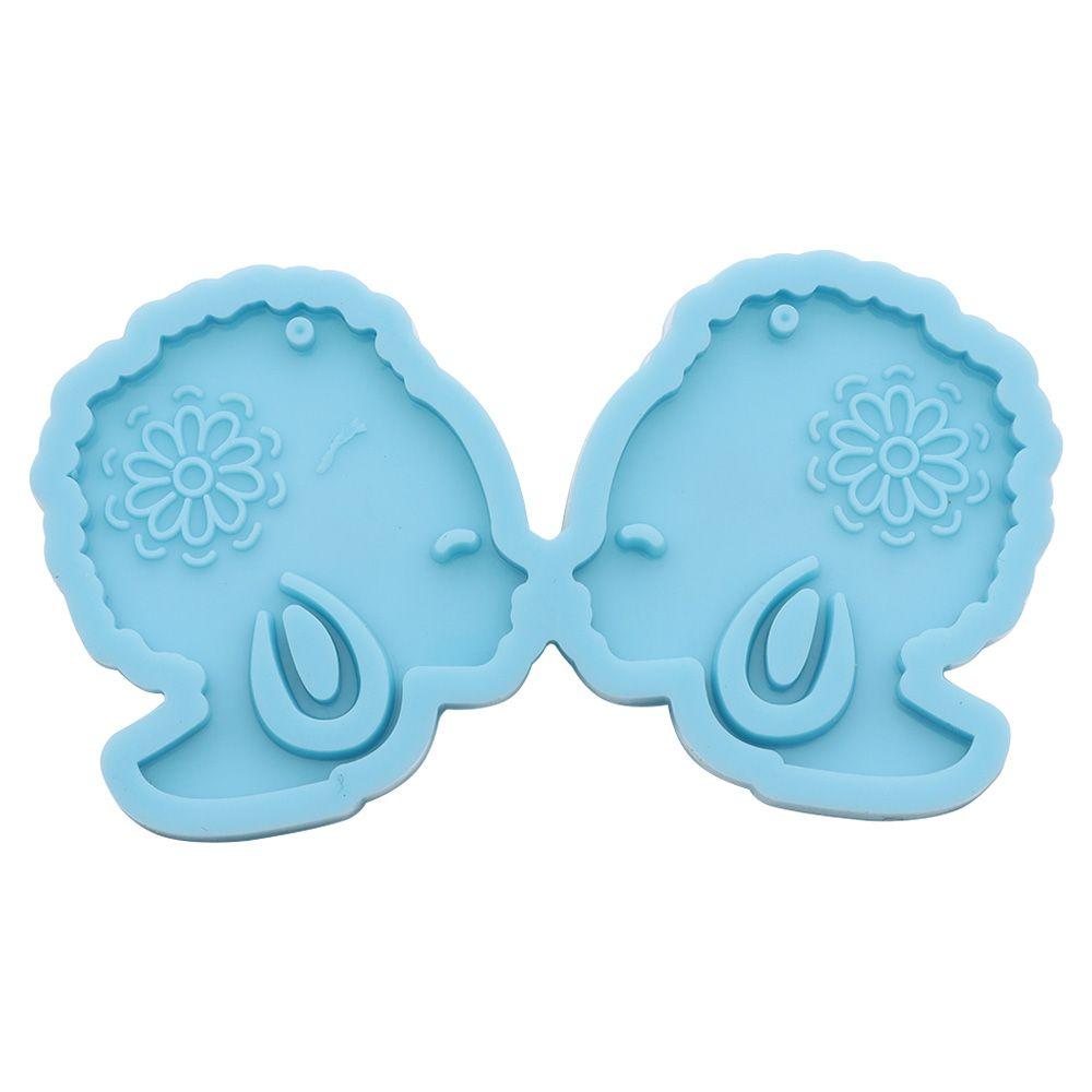 Jewelry Casting Mould Silicone Earrings Mold Epoxy Resin Mold Ear Studs Keychain Pendant