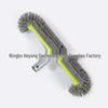 Aluminum Alloy Pool Corner Cleaning Brush with Universal Handle