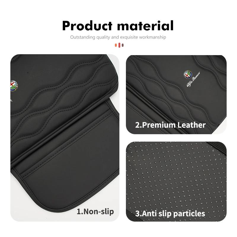Autostickers Voor Alfa Romeo Multifunctionele Auto Armsteun Opbergtas Middenconsole Beschermpad Accessoire Voor Alfa Romeo Giul