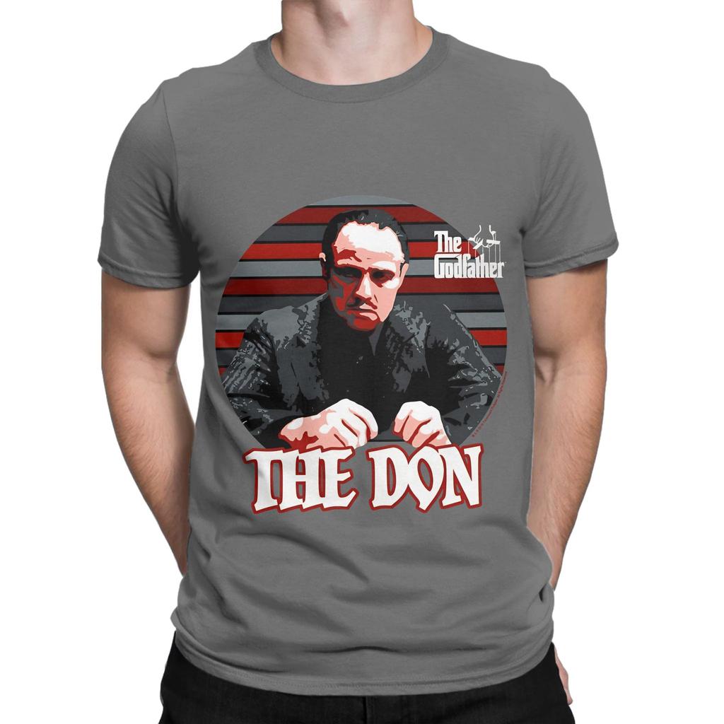 The Godfather The Don Vintage Poster Funny Graphic 100 Cotton TShirt The Godfather Tees Tops For Unisex