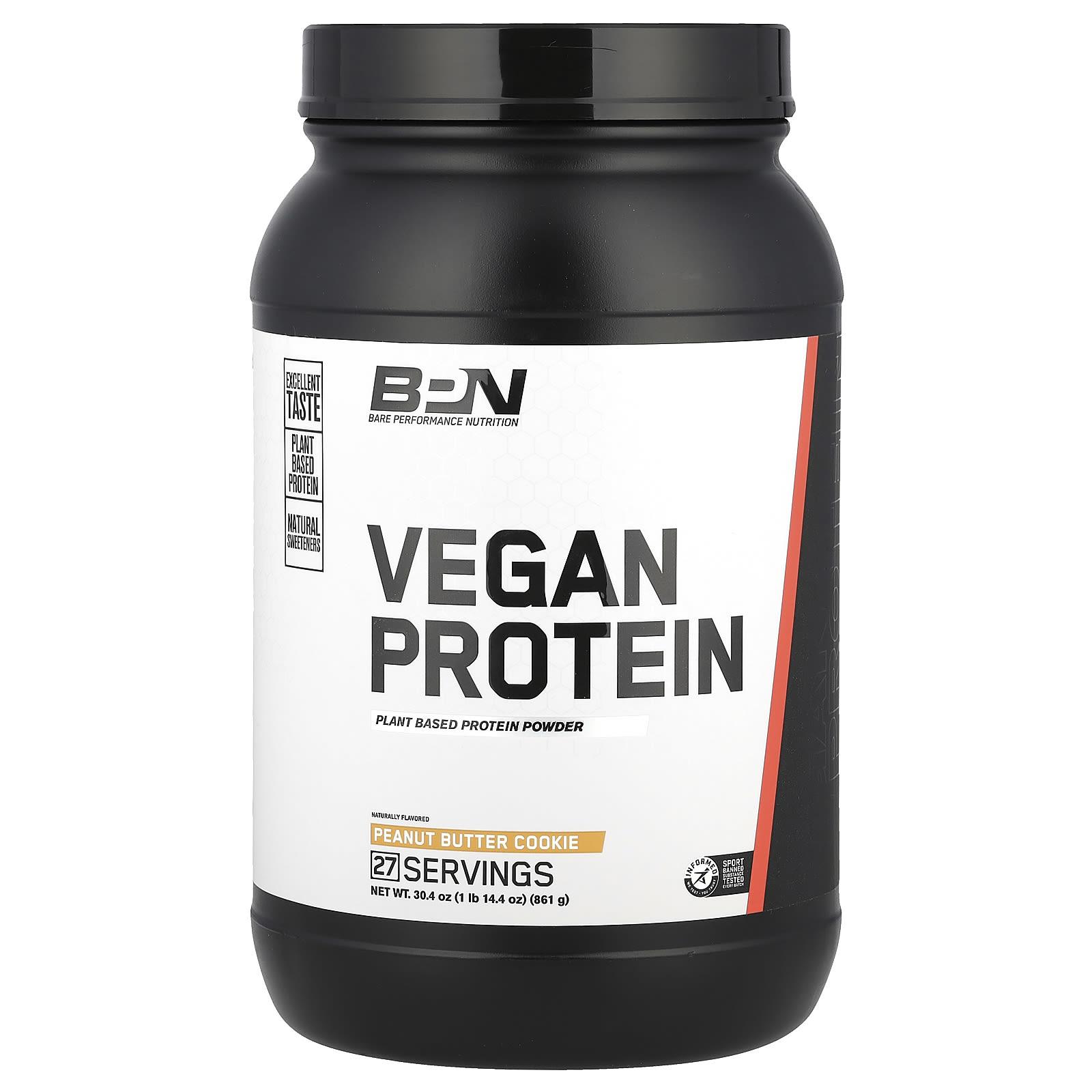 

BPN, Vegan Protein, Peanut Butter Cookies, 1 lb 14.4 oz (861 g)