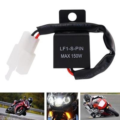 2PIN With Wire Sealing Adhesive Flasher Relay Motorcycle LED 12V Light Flasher Relay LED Turn Signal Light Super Flash Flashing