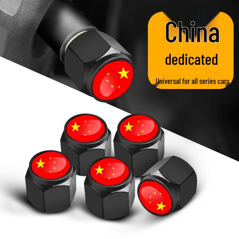 Anti-Theft Metal Valve Covers for Car Tires