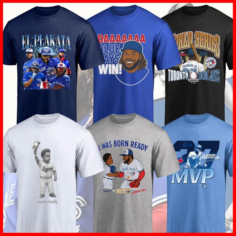 Born Ready Vladimir Guerrero Jr., Baby Vladdy, Bo Bichette Tee Toronto Blue Jays