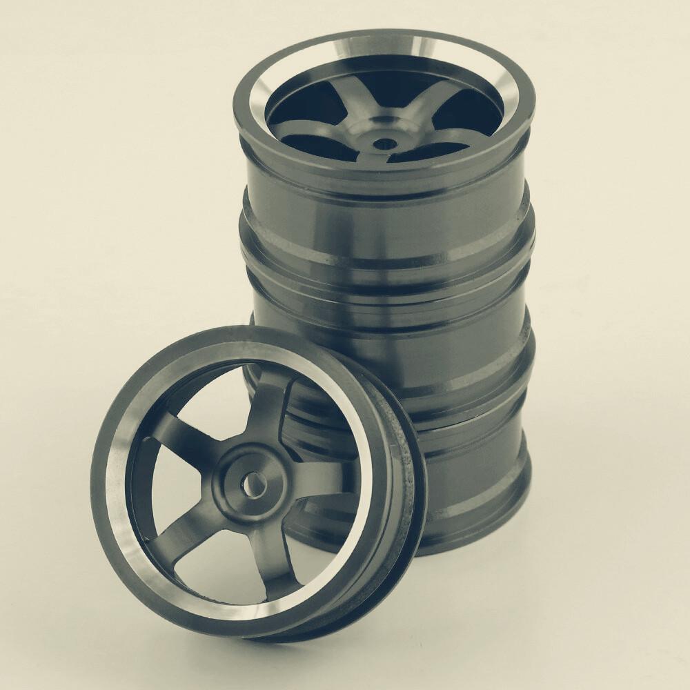 1/10 RC On-road Drift Car Alloy Wheels Hubs Metal Wheel Rims for 1:10 RC Car HSP 94122 94123 Tamiya TT02 HPI Kyosho Sakura CS D4
