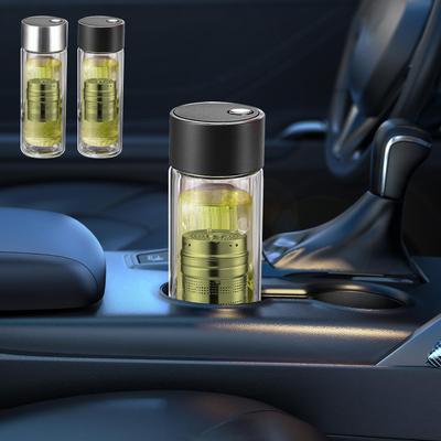 Water Bottle With Filter Portable Tea Infuser 400ml High Temperature Resistant Drinkware With Magnetic Lid Double-Layer Water
