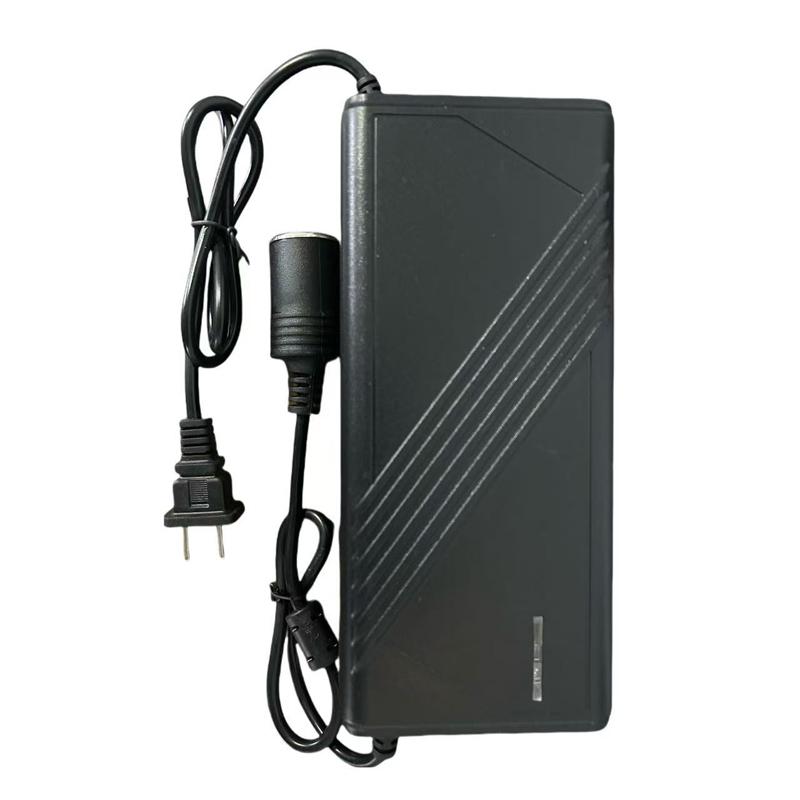 Konwerter AC 110v/220v na DC 12V 20A 240W Gniazdo zapalniczki samochodowej AC/DC Adapter zasilania samochodowego z wentylatorem chłodzącym do Inflatora