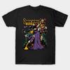 Men Black Print T-shirt Darkwing Duck No-Cut Transfer Paper Print Cotton Tshirt